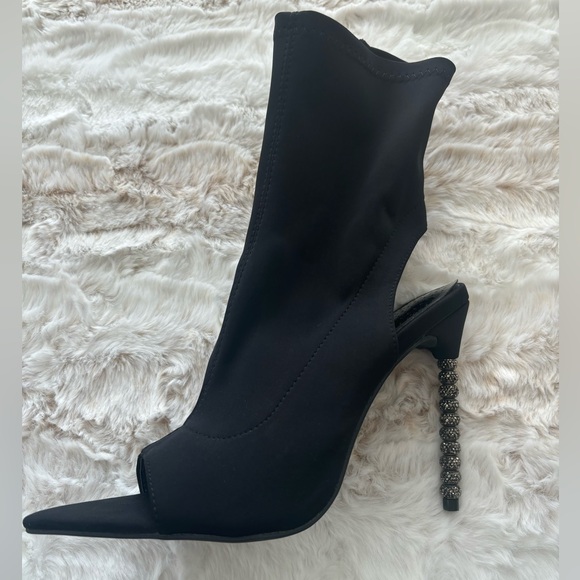 Azalea Wang diamond studded stiletto heel bootie - Picture 4 of 5